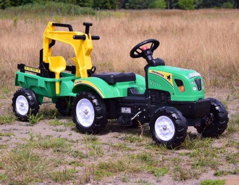 TRAKTOR NA PEDAŁY Z PRZYCZEPĄ I KOPARKĄ/ TR3007 TRAKTOR NA PEDAŁY Z PRZYCZEPĄ I KOPARKĄ/ TR3007