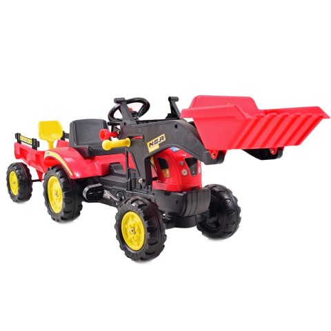 TRAKTOR NA PEDAŁY Z PRZYCZEPĄ I ŁYŻKĄ /TR3005 TRAKTOR NA PEDAŁY Z PRZYCZEPĄ I ŁYŻKĄ /TR3005