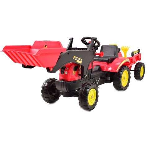 TRAKTOR NA PEDAŁY Z PRZYCZEPĄ I ŁYŻKĄ /TR3005 TRAKTOR NA PEDAŁY Z PRZYCZEPĄ I ŁYŻKĄ /TR3005
