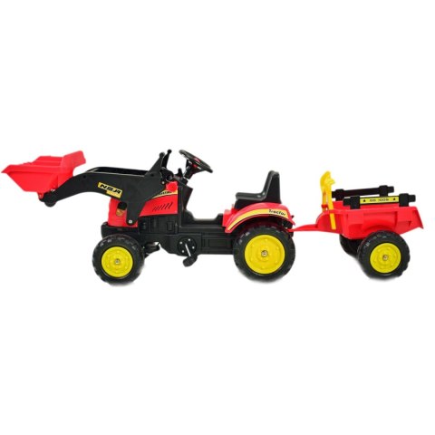 TRAKTOR NA PEDAŁY Z PRZYCZEPĄ I ŁYŻKĄ /TR3005 TRAKTOR NA PEDAŁY Z PRZYCZEPĄ I ŁYŻKĄ /TR3005
