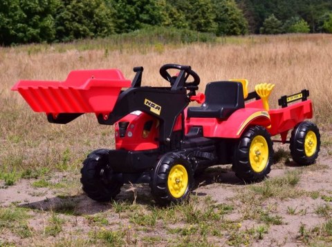 TRAKTOR NA PEDAŁY Z PRZYCZEPĄ I ŁYŻKĄ /TR3005 TRAKTOR NA PEDAŁY Z PRZYCZEPĄ I ŁYŻKĄ /TR3005