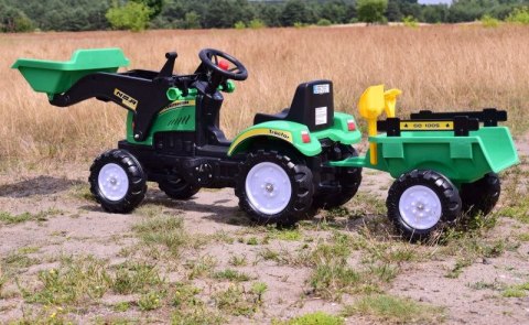 TRAKTOR NA PEDAŁY Z PRZYCZEPĄ I ŁYŻKĄ/TR3005 TRAKTOR NA PEDAŁY Z PRZYCZEPĄ I ŁYŻKĄ/TR3005