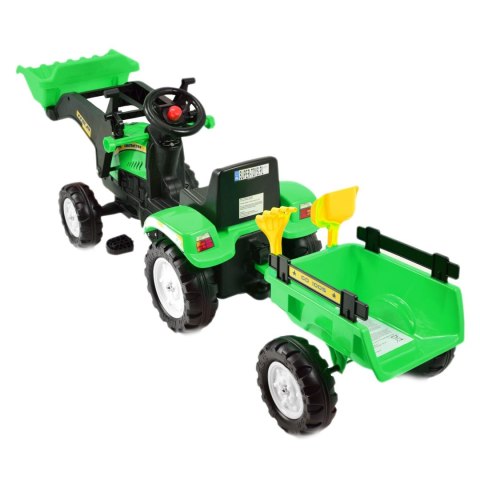 TRAKTOR NA PEDAŁY Z PRZYCZEPĄ I ŁYŻKĄ/TR3005 TRAKTOR NA PEDAŁY Z PRZYCZEPĄ I ŁYŻKĄ/TR3005