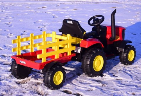 MEGA TRAKTOR NA AKUMULATOR Z PRZYCZEPĄ. MIĘKKIE SIEDZENIE, PILOT, /HL3388 MEGA TRAKTOR NA AKUMULATOR Z PRZYCZEPĄ. MIĘKKIE SIEDZENIE, PILOT, /HL3388