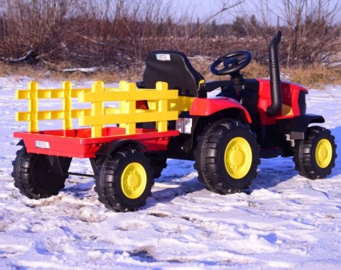 MEGA TRAKTOR NA AKUMULATOR Z PRZYCZEPĄ. MIĘKKIE SIEDZENIE, PILOT, /HL3388 MEGA TRAKTOR NA AKUMULATOR Z PRZYCZEPĄ. MIĘKKIE SIEDZENIE, PILOT, /HL3388