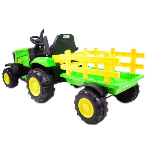 MEGA TRAKTOR NA AKUMULATOR Z PRZYCZEPĄ. MIĘKKIE SIEDZENIE, PILOT, /HL3388 MEGA TRAKTOR NA AKUMULATOR Z PRZYCZEPĄ. MIĘKKIE SIEDZENIE, PILOT, /HL3388