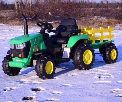 MEGA TRAKTOR NA AKUMULATOR Z PRZYCZEPĄ. MIĘKKIE SIEDZENIE, PILOT, /HL3388 MEGA TRAKTOR NA AKUMULATOR Z PRZYCZEPĄ. MIĘKKIE SIEDZENIE, PILOT, /HL3388
