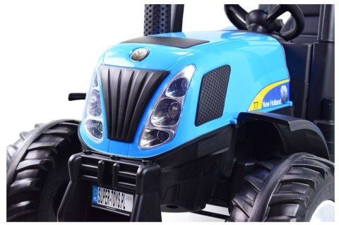 OLBRZYMI TRAKTOR NEW HOLLAND T7 NA AKUMULATOR Z PILOTEM 24 V, 400 W/A011-24 OLBRZYMI TRAKTOR NEW HOLLAND T7 NA AKUMULATOR Z PILOTEM 24 V, 400 W/A011-24