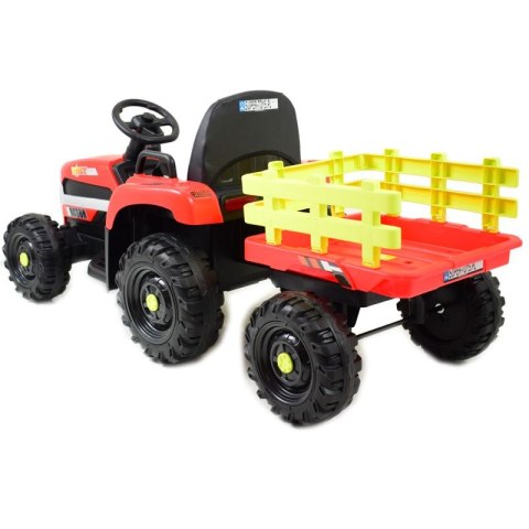SUPER TRAKTOR FAST NA AKUMULATOR Z PRZYCZEPĄ, MIĘKKIE KOŁA, MIĘKKIE SIEDZENIE, PILOT/JC005 SUPER TRAKTOR FAST NA AKUMULATOR Z PRZYCZEPĄ, MIĘKKIE KOŁA, MIĘKKIE SIEDZENIE, PILOT/JC005