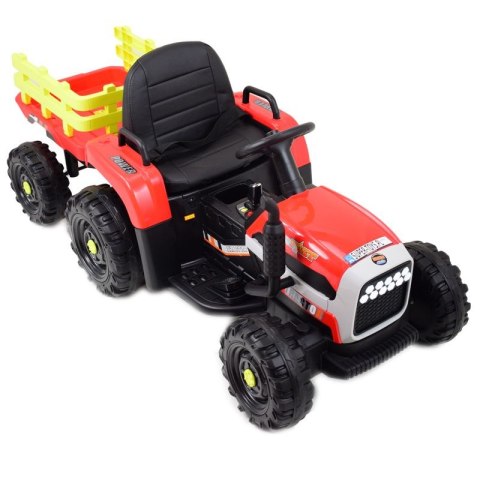 SUPER TRAKTOR FAST NA AKUMULATOR Z PRZYCZEPĄ, MIĘKKIE KOŁA, MIĘKKIE SIEDZENIE, PILOT/JC005 SUPER TRAKTOR FAST NA AKUMULATOR Z PRZYCZEPĄ, MIĘKKIE KOŁA, MIĘKKIE SIEDZENIE, PILOT/JC005