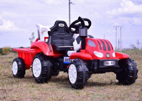 TRAKTOR NA AKUMULATOR Z PRZYCZEPĄ, MIĘKKIE SIEDZENIE,/698-RC TRAKTOR NA AKUMULATOR Z PRZYCZEPĄ, MIĘKKIE SIEDZENIE,/698-RC