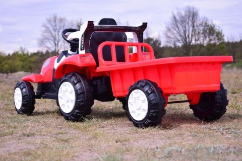 TRAKTOR NA AKUMULATOR Z PRZYCZEPĄ, MIĘKKIE SIEDZENIE,/698-RC TRAKTOR NA AKUMULATOR Z PRZYCZEPĄ, MIĘKKIE SIEDZENIE,/698-RC
