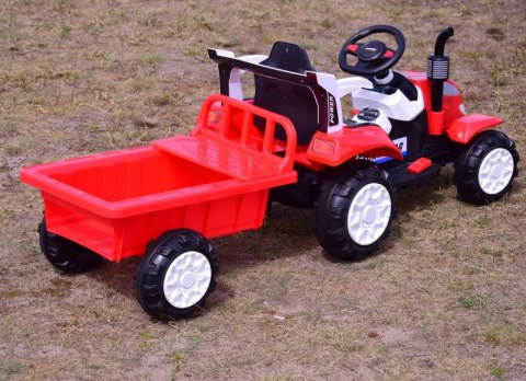 TRAKTOR NA AKUMULATOR Z PRZYCZEPĄ, MIĘKKIE SIEDZENIE,/698-RC TRAKTOR NA AKUMULATOR Z PRZYCZEPĄ, MIĘKKIE SIEDZENIE,/698-RC