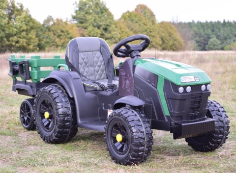 WIELKI TRAKTOR NA AKUMULATOR Z PRZYCZEPĄ, MIĘKKIE KOŁA, MIĘKKIE SIEDZENIE/BDM0925 WIELKI TRAKTOR NA AKUMULATOR Z PRZYCZEPĄ, MIĘKKIE KOŁA, MIĘKKIE SIEDZENIE/BDM0925