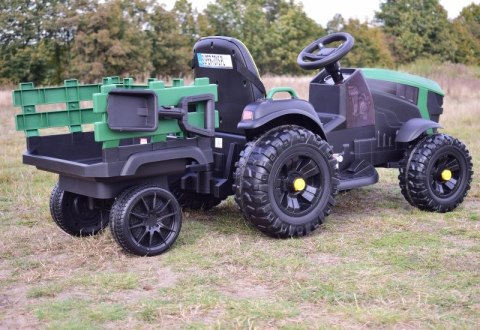 WIELKI TRAKTOR NA AKUMULATOR Z PRZYCZEPĄ, MIĘKKIE KOŁA, MIĘKKIE SIEDZENIE/BDM0925 WIELKI TRAKTOR NA AKUMULATOR Z PRZYCZEPĄ, MIĘKKIE KOŁA, MIĘKKIE SIEDZENIE/BDM0925