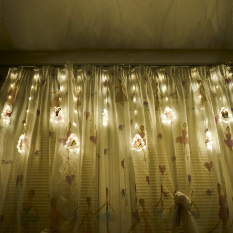 Kurtyna LED na okno choinka 3 m 125 LED Kurtyna LED na okno choinka 3 m 125 LED
