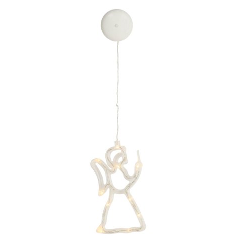 Lampki LED wisząca dekoracja świąteczna aniołek 49cm 10 LED Lampki LED wisząca dekoracja świąteczna aniołek 49cm 10 LED