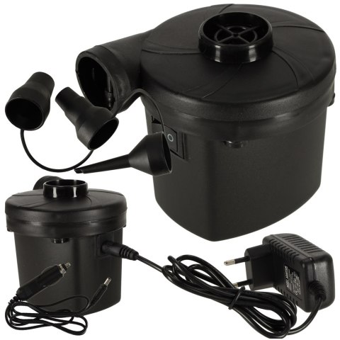 Pompka elektryczna do materaca 12V/240V końcówki Pompka elektryczna do materaca 12V/240V końcówki