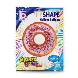 Balon Foliowy - Kolorowy pączek, donut 76cm, Grabo