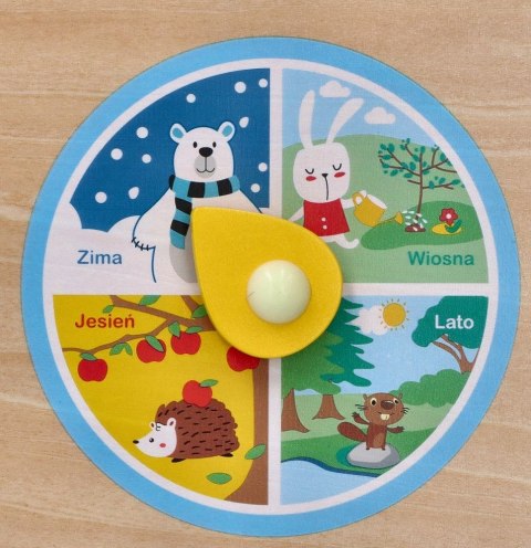 Drewniany kalendarz edukacyjny - tablica dla dzieci Drewniany kalendarz edukacyjny - tablica dla dzieci