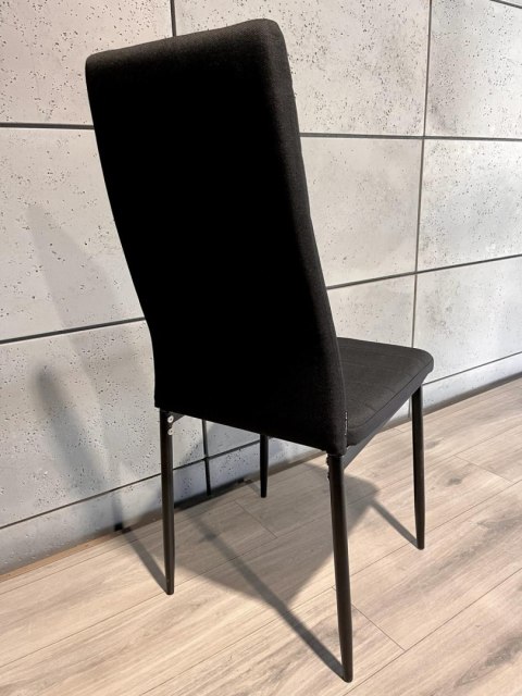 Krzesło tapicerowane VALVA LINE FABRIC BLACK OUTLET Krzesło tapicerowane VALVA LINE FABRIC BLACK OUTLET