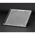 Pudełko na płytę CD jewel 10,4mm czarna taca (10szt) NATUNA (56928)