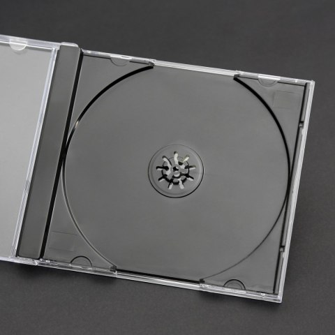 Pudełko na płytę CD jewel 10,4mm czarna taca (10szt) NATUNA (56928) Pudełko na płytę CD jewel 10,4mm czarna taca (10szt) NATUNA (56928)