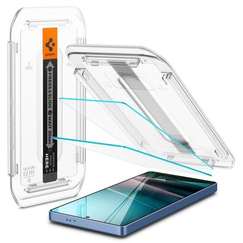 Spigen Glas.TR EZ Fit 2-Pack - Szkło hartowane do Samsung Galaxy S25 Ultra (2 sztuki) Spigen Glas.TR EZ Fit 2-Pack - Szkło hartowane do Samsung Galaxy S25 Ultra (2 sztuki)