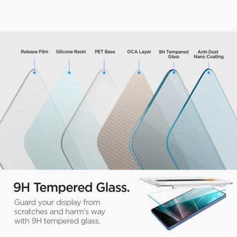 Spigen Glas.TR EZ Fit 2-Pack - Szkło hartowane do Samsung Galaxy S25 Ultra (2 sztuki) Spigen Glas.TR EZ Fit 2-Pack - Szkło hartowane do Samsung Galaxy S25 Ultra (2 sztuki)
