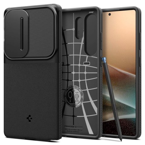 Spigen Optik Armor - Etui do Samsung Galaxy S25 Ultra (Czarny) Spigen Optik Armor - Etui do Samsung Galaxy S25 Ultra (Czarny)