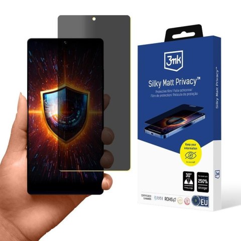 3mk Silky Matt Privacy - Matowa folia prywatyzująca do Samsung Galaxy S25 Ultra 3mk Silky Matt Privacy - Matowa folia prywatyzująca do Samsung Galaxy S25 Ultra