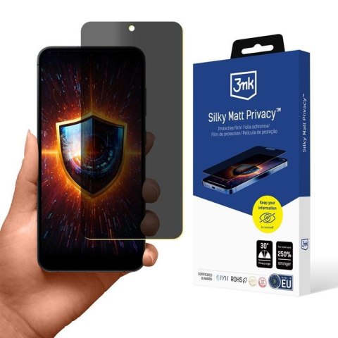 3mk Silky Matt Privacy - Matowa folia prywatyzująca do Samsung Galaxy S25 3mk Silky Matt Privacy - Matowa folia prywatyzująca do Samsung Galaxy S25