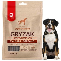 GRYZAK FUNKCJONALNY Z ALGAMI I OREGANO 100 G MACED PRZYSMAK DLA PSA