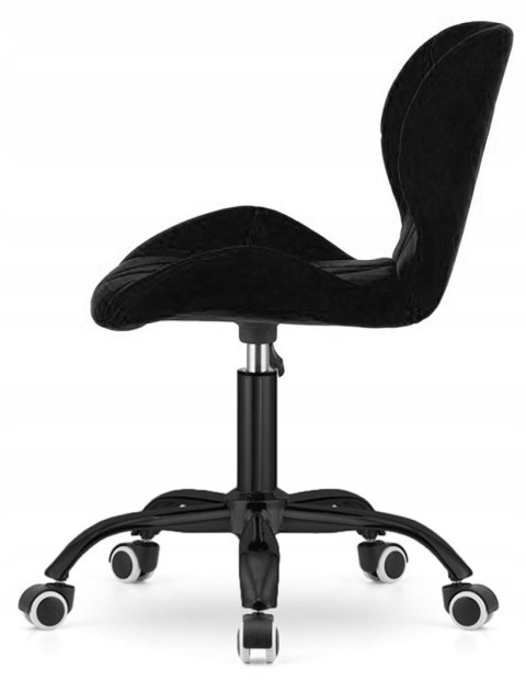 Krzesło obrotowe VASTO OFFICE VELVET BLACK SMOKE Krzesło obrotowe VASTO OFFICE VELVET BLACK SMOKE