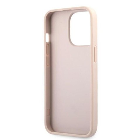 Guess 4G Big Metal Logo - Etui iPhone 13 Pro Max (różowy) Guess 4G Big Metal Logo - Etui iPhone 13 Pro Max (różowy)