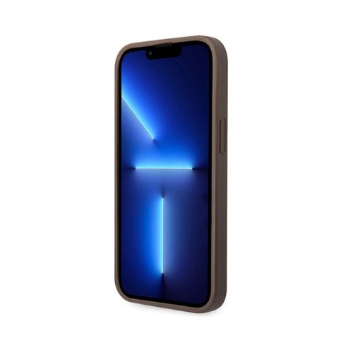 Guess 4G Big Metal Logo - Etui iPhone 15 Plus (brązowy) Guess 4G Big Metal Logo - Etui iPhone 15 Plus (brązowy)