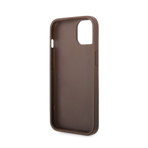 Guess 4G Big Metal Logo - Etui iPhone 15 Plus (brązowy) Guess 4G Big Metal Logo - Etui iPhone 15 Plus (brązowy)