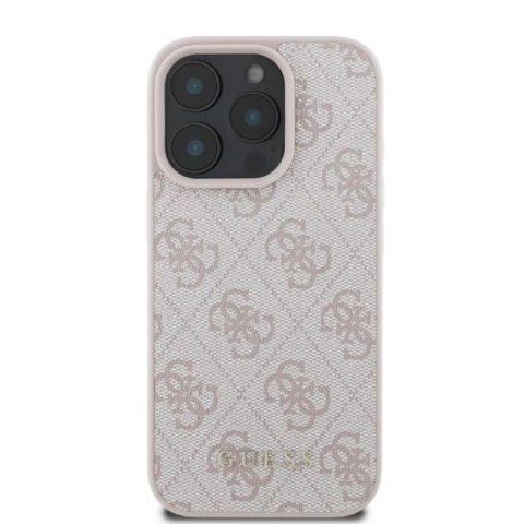Guess 4G Classic - Etui iPhone 16 Pro Max (różowy) Guess 4G Classic - Etui iPhone 16 Pro Max (różowy)