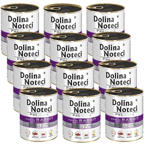 DOLINA NOTECI Premium bogata w królika z żurawiną 12 x 800g Dolina Noteci DOLINA NOTECI Premium bogata w królika z żurawiną 12 x 800g Dolina Noteci