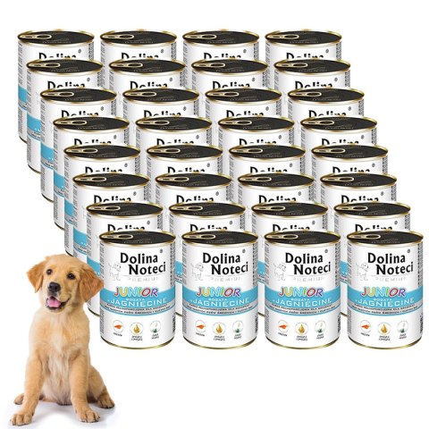 Dolina Noteci Junior bogata w jagnięcinę 24 x 400 g Dolina Noteci Dolina Noteci Junior bogata w jagnięcinę 24 x 400 g Dolina Noteci