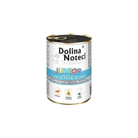 Dolina Noteci Junior bogata w jagnięcinę 24 x 400 g Dolina Noteci Dolina Noteci Junior bogata w jagnięcinę 24 x 400 g Dolina Noteci