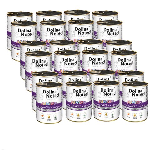 Dolina Noteci Junior bogata w wątróbkę z królika 24 x 400 g Dolina Noteci Dolina Noteci Junior bogata w wątróbkę z królika 24 x 400 g Dolina Noteci