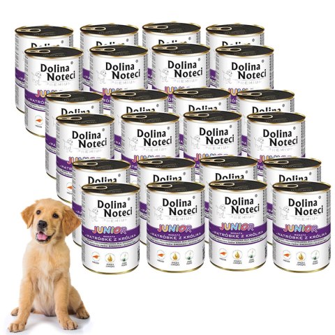 Dolina Noteci Junior bogata w wątróbkę z królika 24 x 400 g Dolina Noteci Dolina Noteci Junior bogata w wątróbkę z królika 24 x 400 g Dolina Noteci