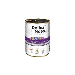 Dolina Noteci Premium Junior bogata w wątróbkę z królika 400 g Dolina Noteci