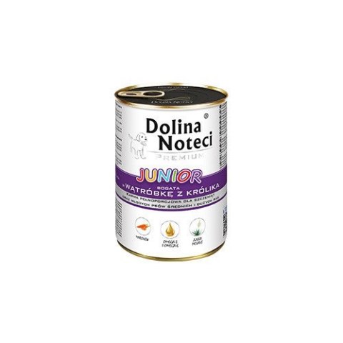 Dolina Noteci Premium Junior bogata w wątróbkę z królika 400 g Dolina Noteci Dolina Noteci Premium Junior bogata w wątróbkę z królika 400 g Dolina Noteci
