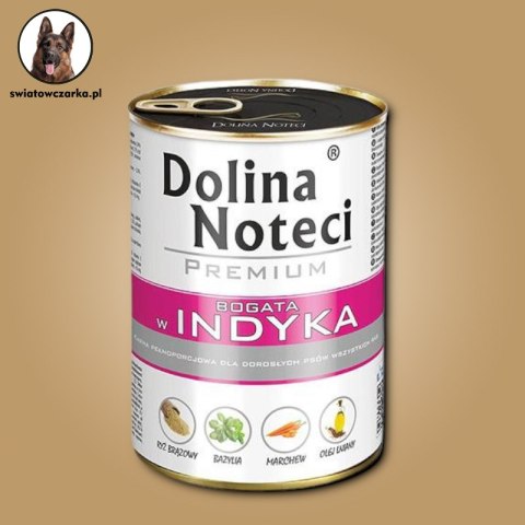 Dolina Noteci bogata w indyka 24 x 400g Dolina Noteci Dolina Noteci bogata w indyka 24 x 400g Dolina Noteci