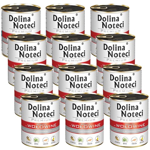 Dolina Noteci bogata w wołowinę 12 x 800g Dolina Noteci Dolina Noteci bogata w wołowinę 12 x 800g Dolina Noteci