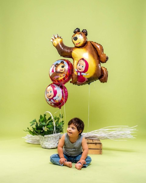 Balon Foliowy Masha i Niedźwiedź - 90 cm Grabo Balon Foliowy Masha i Niedźwiedź - 90 cm Grabo