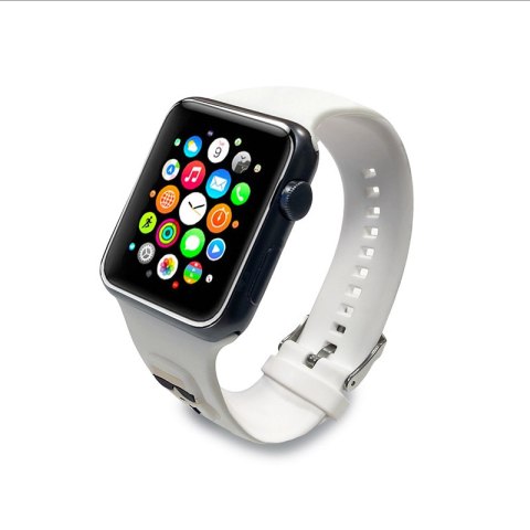 Karl Lagerfeld Silicone Karl Head - Pasek do Apple Watch 38/40/41 mm (biały) Karl Lagerfeld Silicone Karl Head - Pasek do Apple Watch 38/40/41 mm (biały)