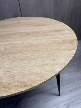 Stół okrągły VINCI OAK WOOD 70 cm GOLD